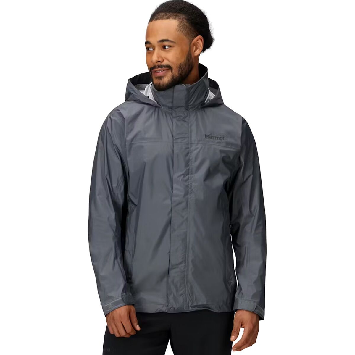 Marmot PreCip Eco Jacket - Men's Steel Onyx, S