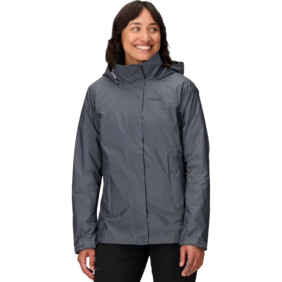Marmot Marmot PreCip Eco Jacket - Women's Steel Onyx, XS