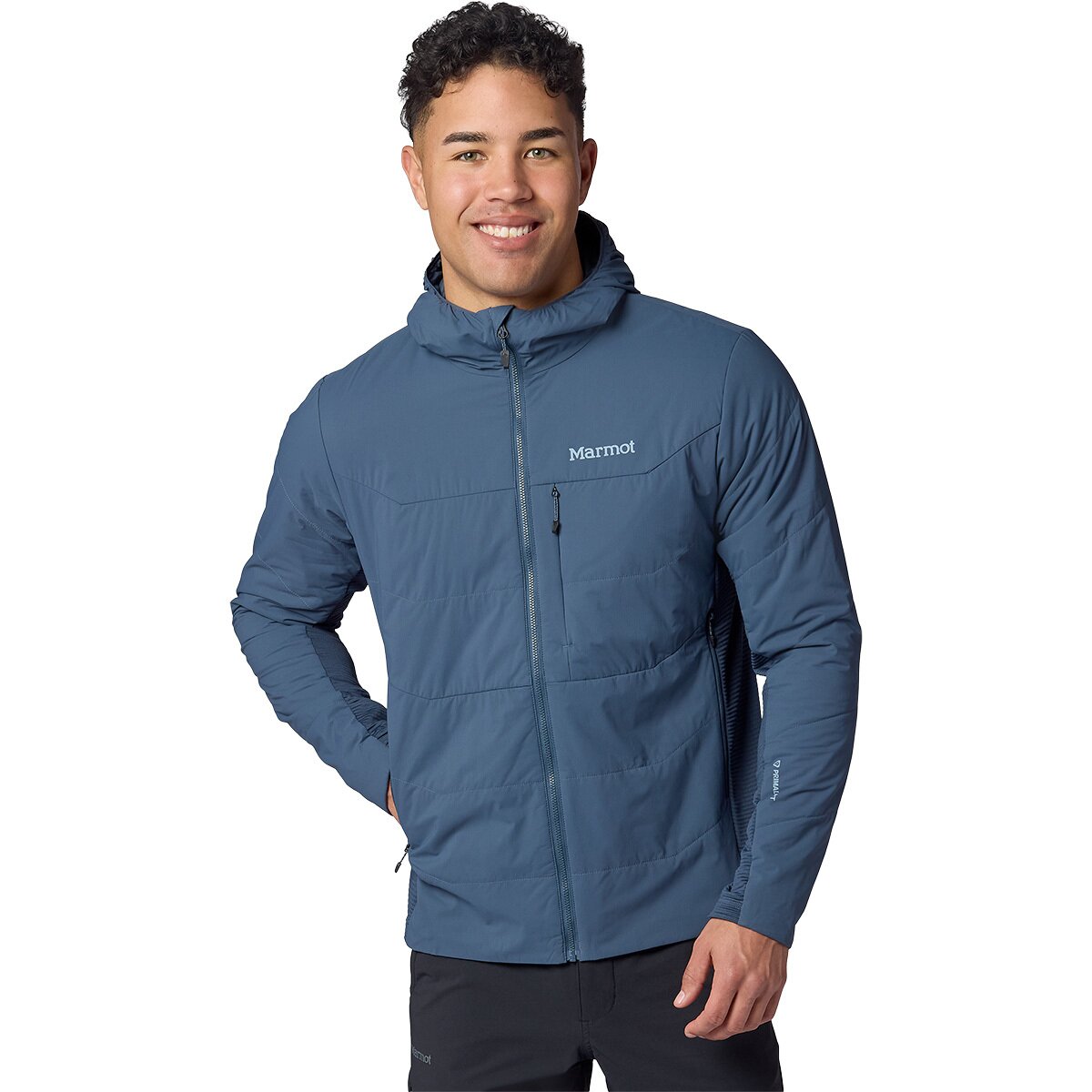 Image of Marmot Revlo Hybrid Hooded Jacket - Men's Thunderhead, M