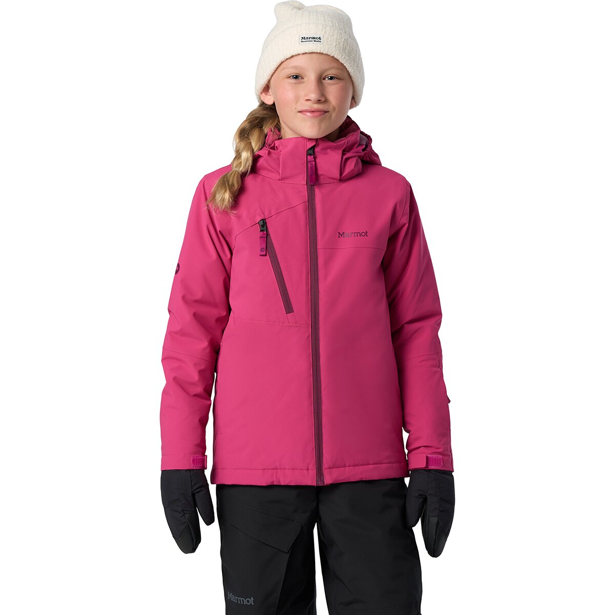 Image of Marmot Rosswald Jacket - Kids' Fuchsia Red, L
