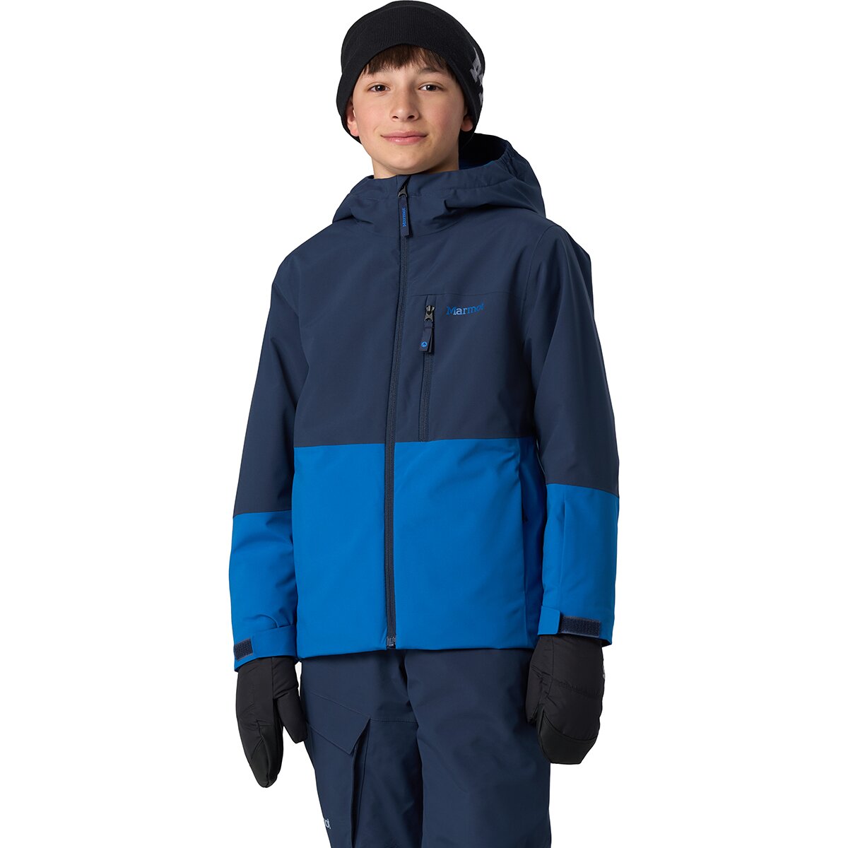 Image of Marmot Snowline Jacket - Kids' Nightfall Navy/Velvet Blue, XL
