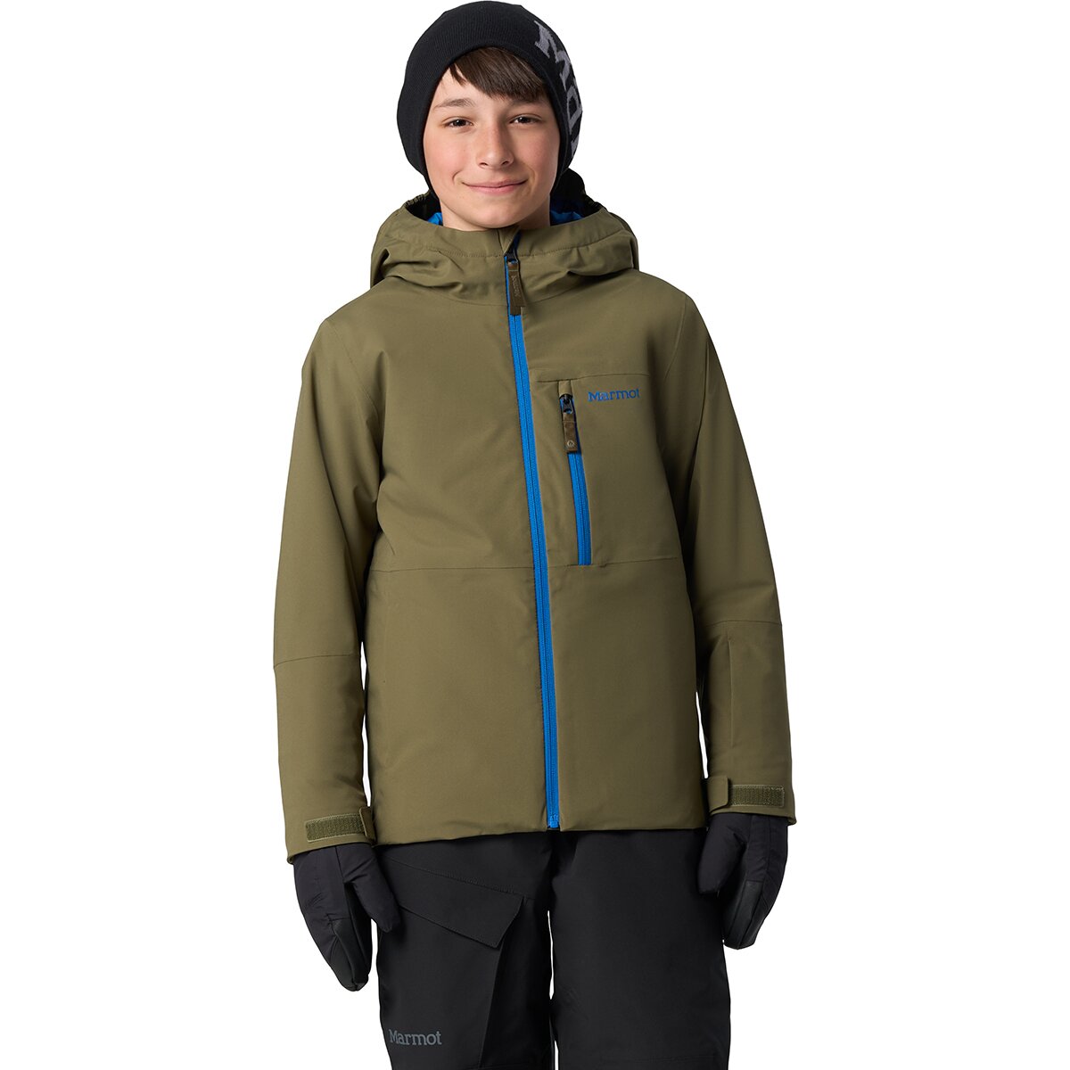 Image of Marmot Snowline Jacket - Kids' Surplus Green, XS