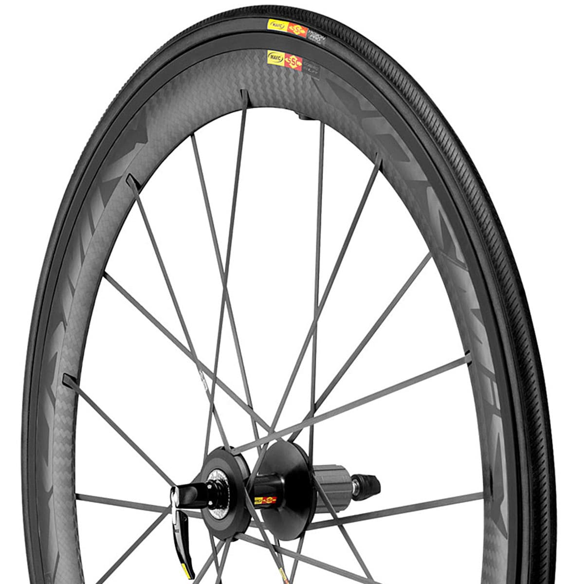 medio litro Zapatos antideslizantes Previsión Mavic Cosmic Carbone SLR Carbon Clincher Wheelset - Bike