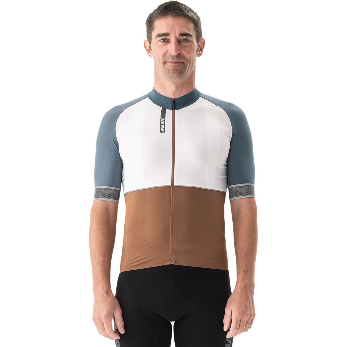 Image of Mavic Ksyrium Jersey - Men's White/Orion Blue, M