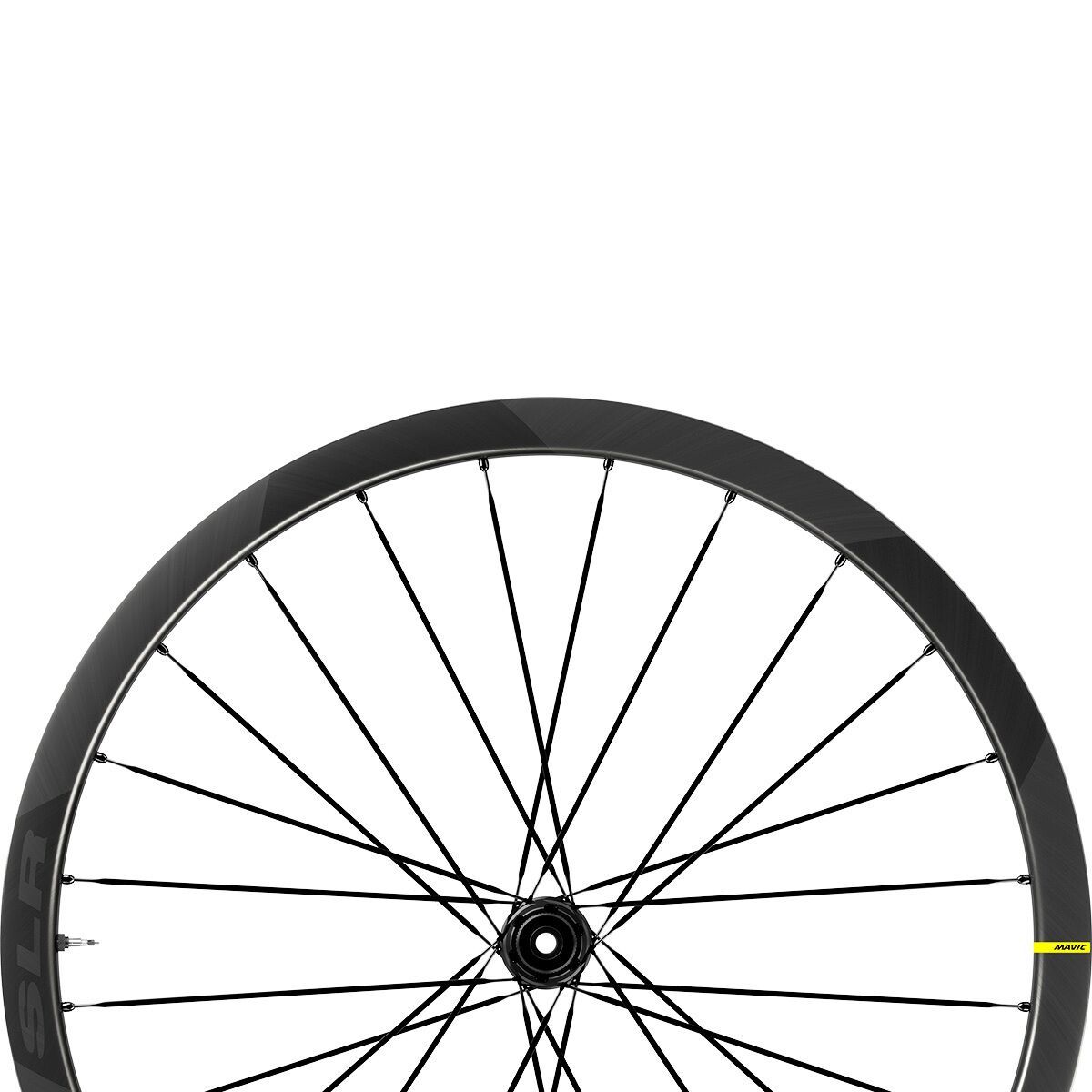Image of Mavic Cosmic SLR 32 Carbon Wheel Black, Front, 12x100mm