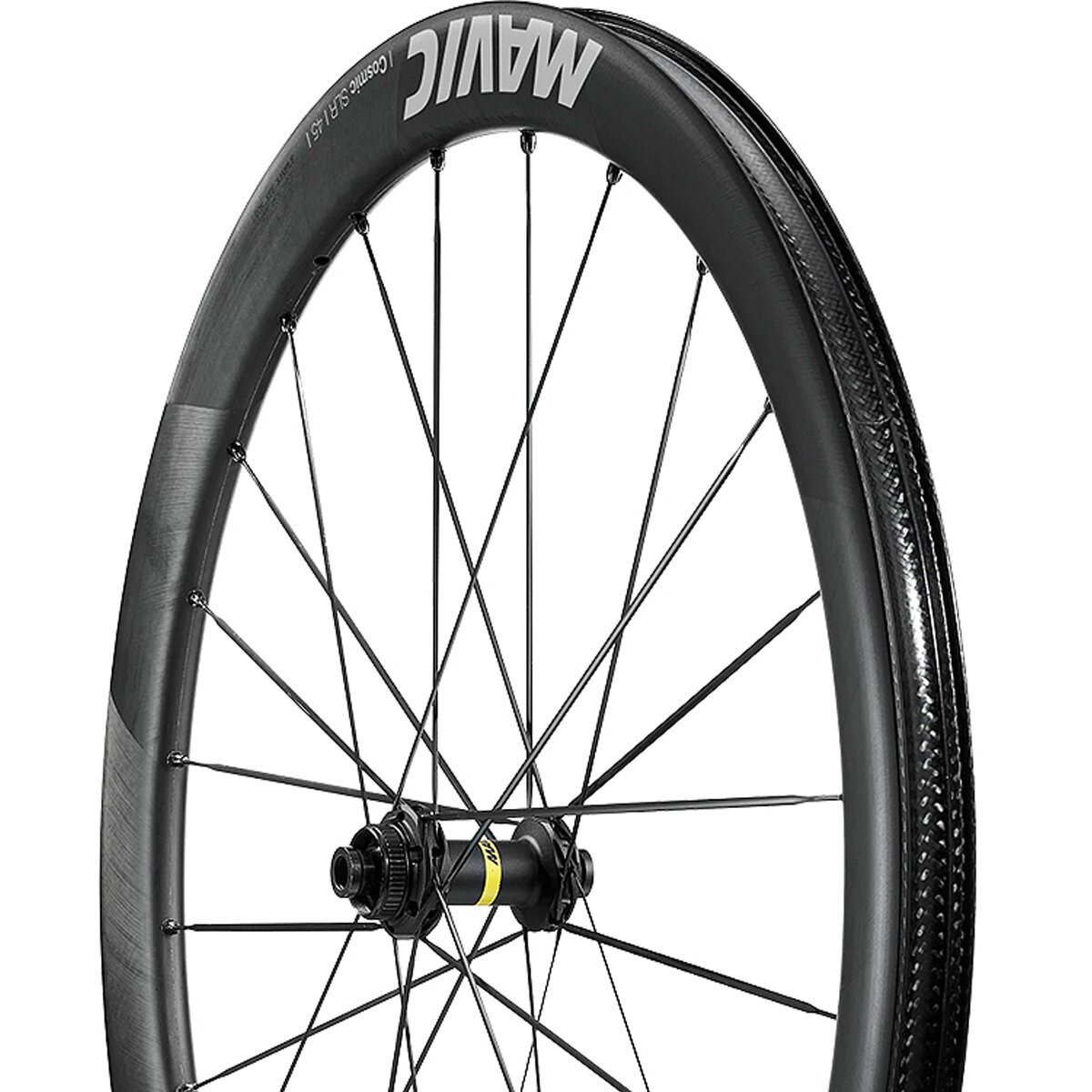 Image of Mavic Cosmic SLR 45 Wheel - LTD Silver Silver, Front, 12x100