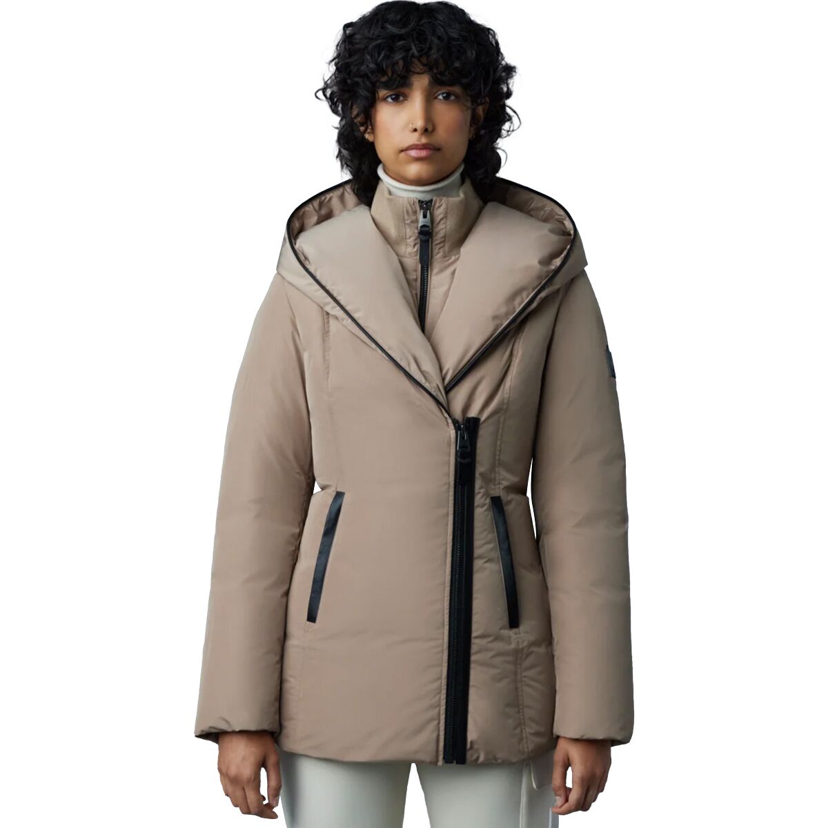 Pre-owned Mackage Adali No-fur Down Jacket - Women's In Camel