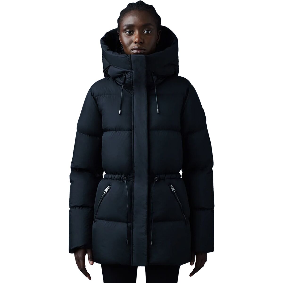 Pre-owned Mackage Freya Down Jacket - Women's In Black/black