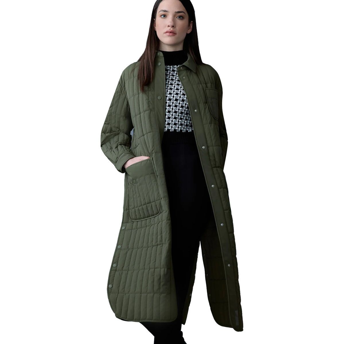 Image of Mackage Tadoka Down Jacket - Women's Light Military, XL