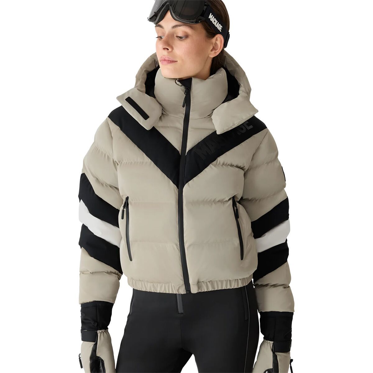 Image of Mackage Kairi-Glo Jacket - Women's Taupe, M