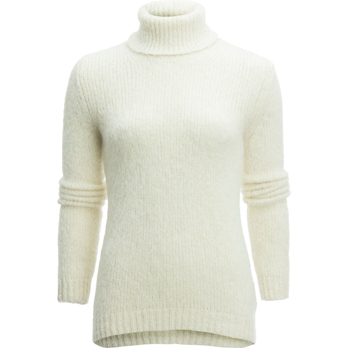 MONCLER(モンクレール) 長袖セーター サイズXS レディース美品  CICLISTA(チクリスタ) ダークイエロー×白 タートルネック Moncler Grenoble Maglione Tricot Ciclista Sweater - Women's - Clothing