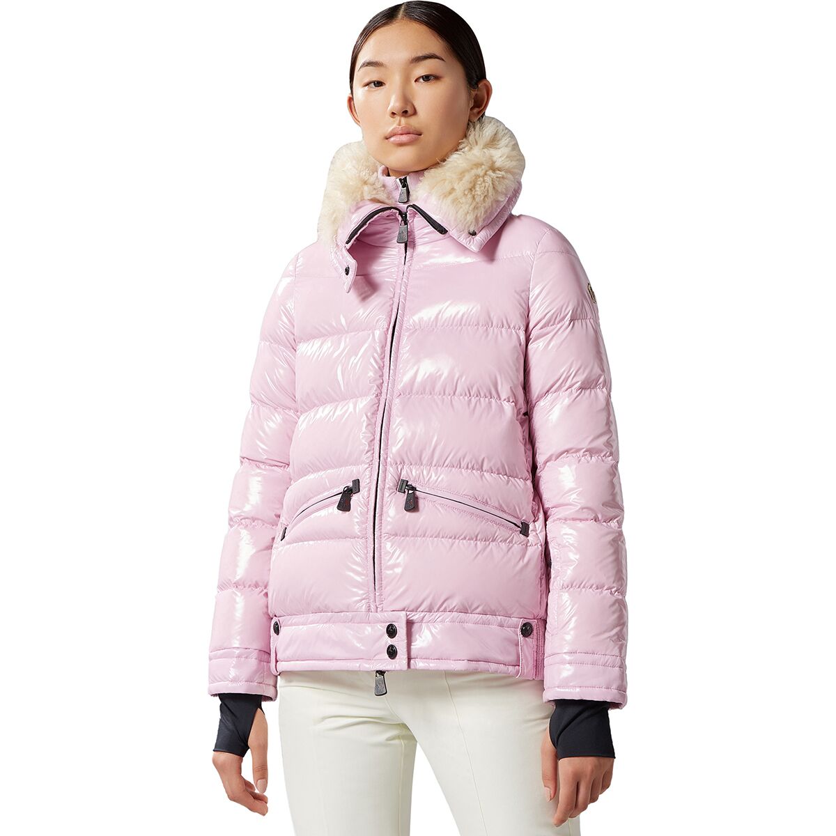 Pre-owned Moncler Grenoble Arabba Jacket - Women's In Light Pink