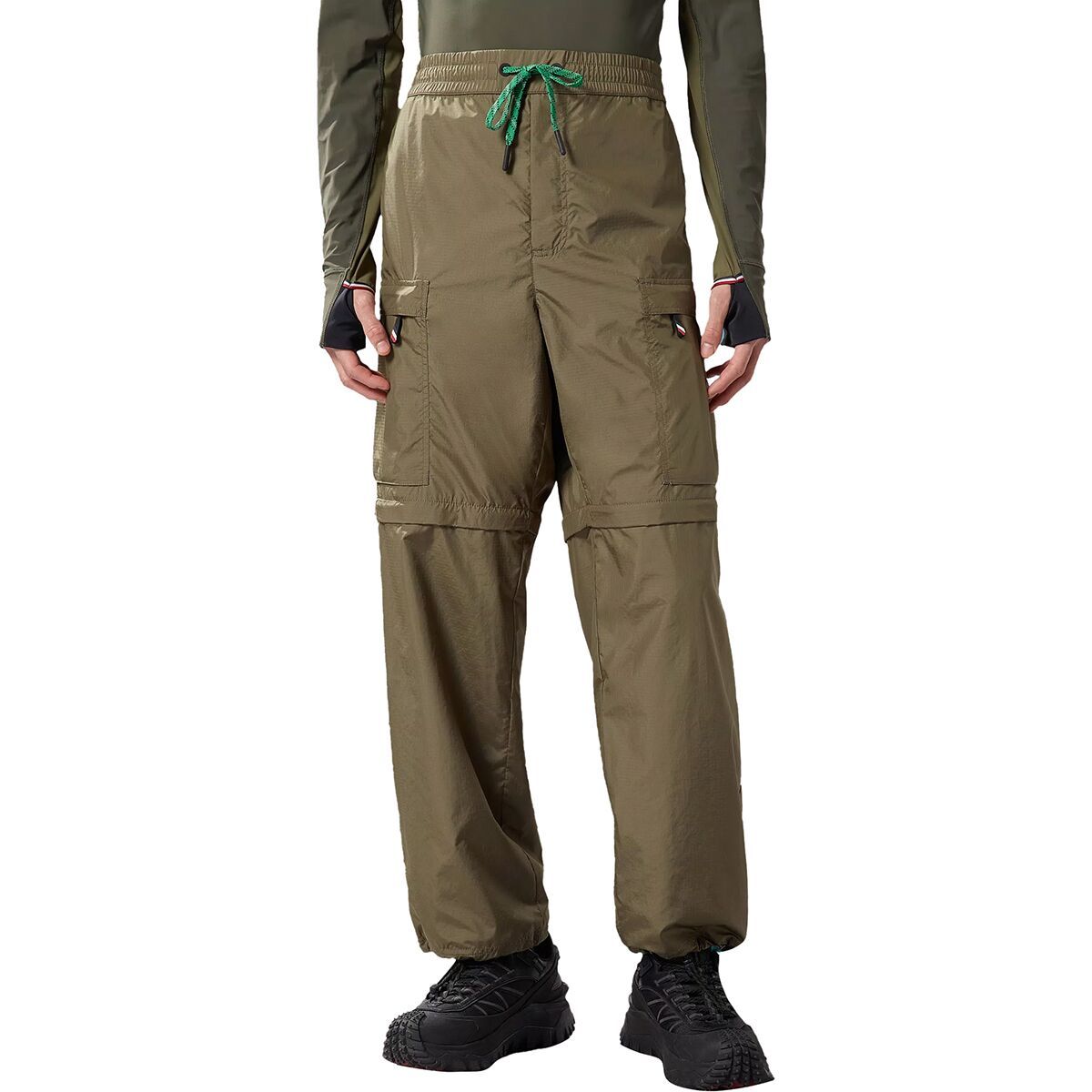 Moncler Grenoble Trouser - Men's Olive Green, XL