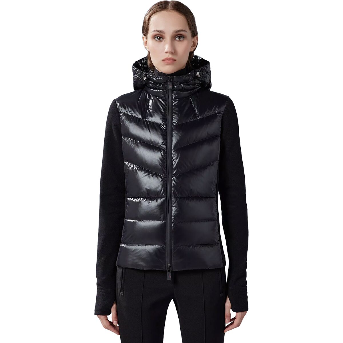 Moncler Grenoble Padded Fleece Hooded Jacket - Women's