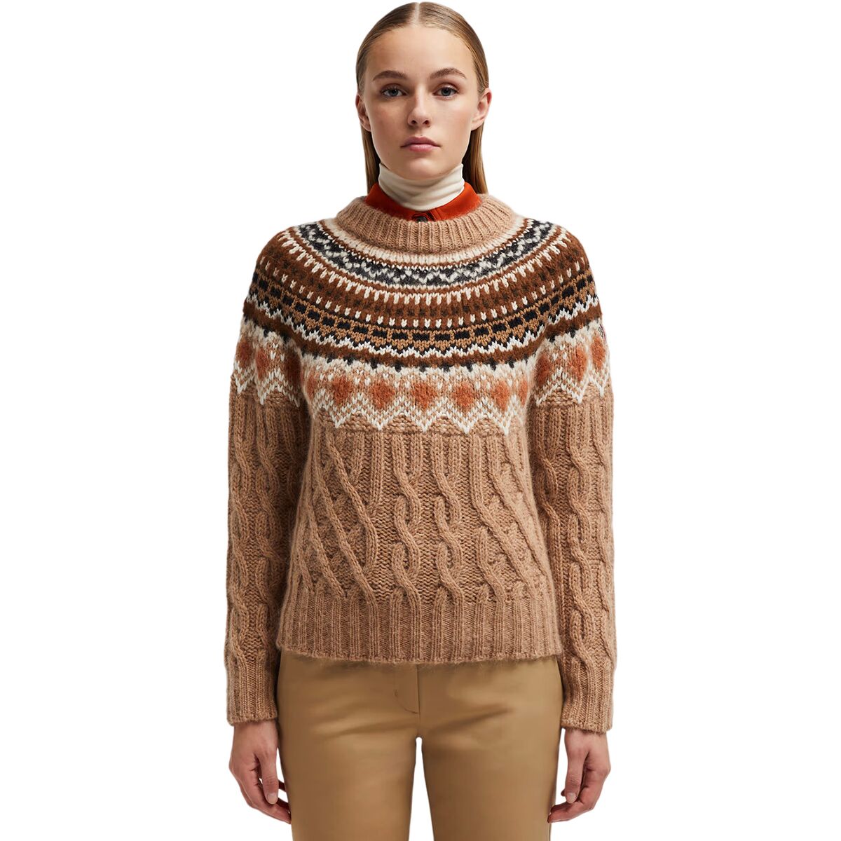 Moncler Grenoble Moncler Grenoble Wool Mohair Alpaca Crew Neck Sweater - Women's Miscellaneous, M