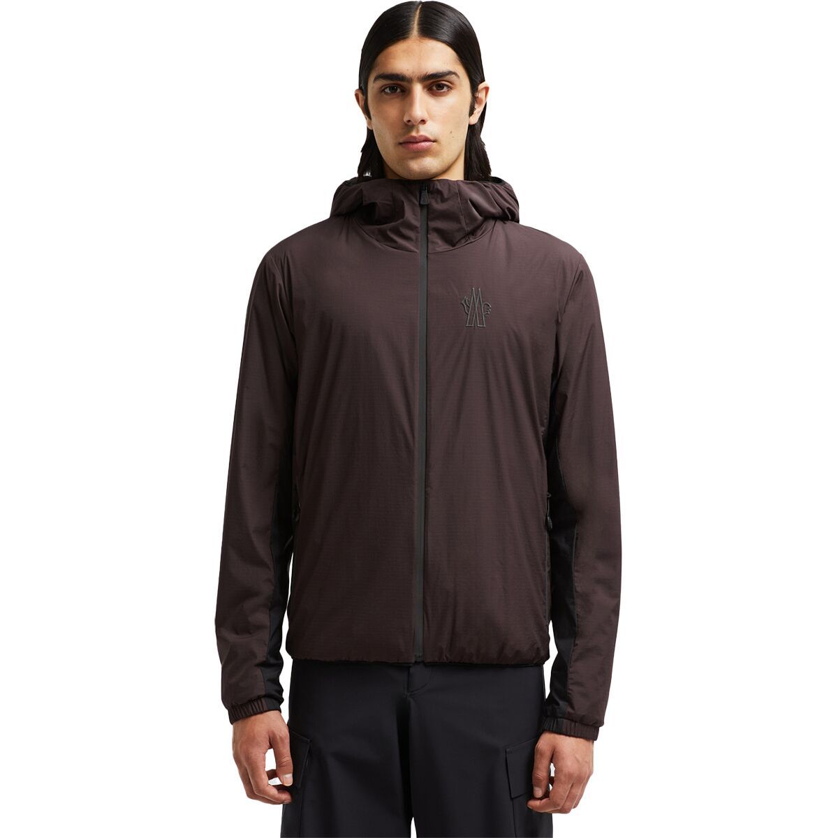 Moncler Grenoble Moncler Grenoble Bissen Packable Hooded Shell Jacket - Men's Dark Red, 1