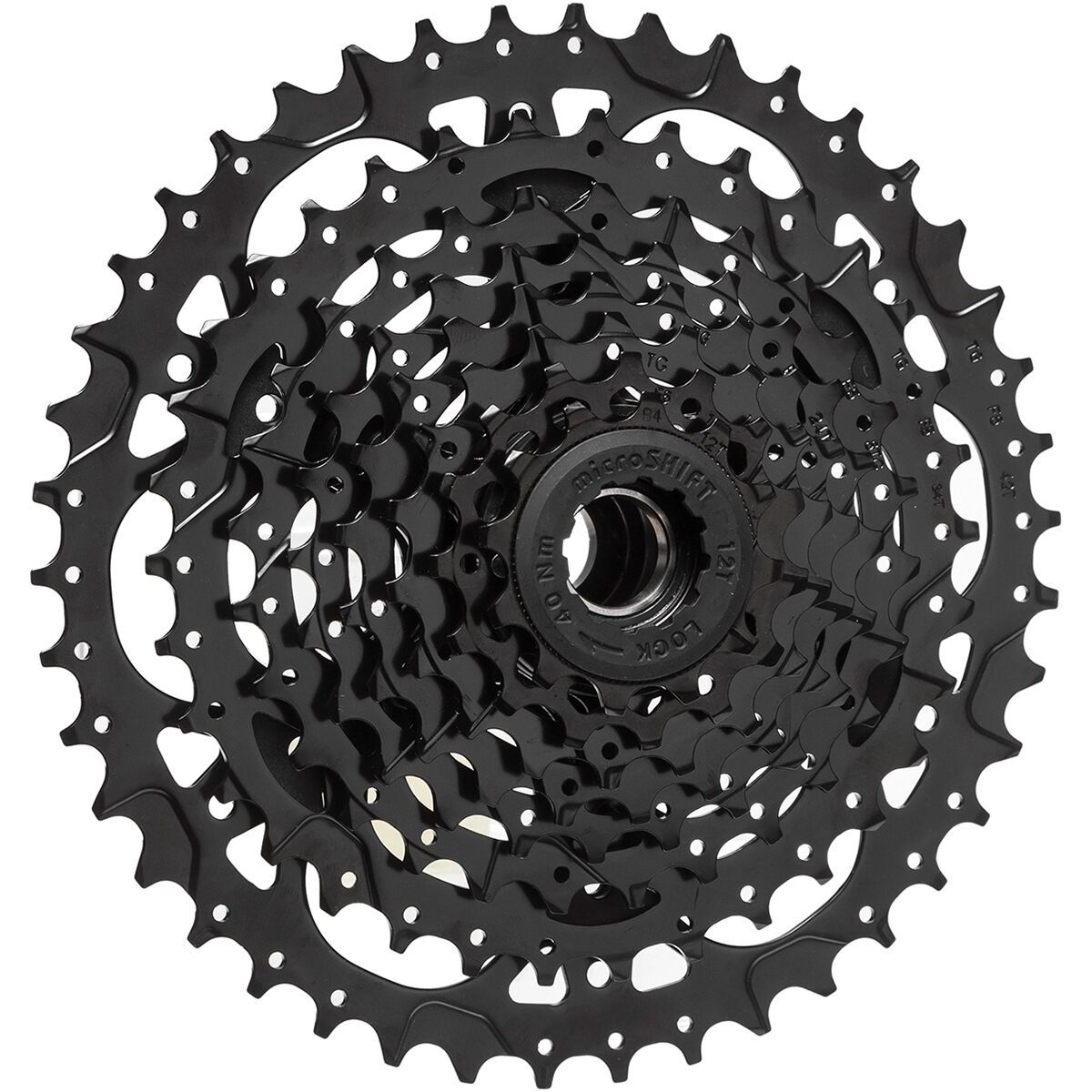 Image of microSHIFT Acolyte Cassette - 8-Speed Black, 12-42t