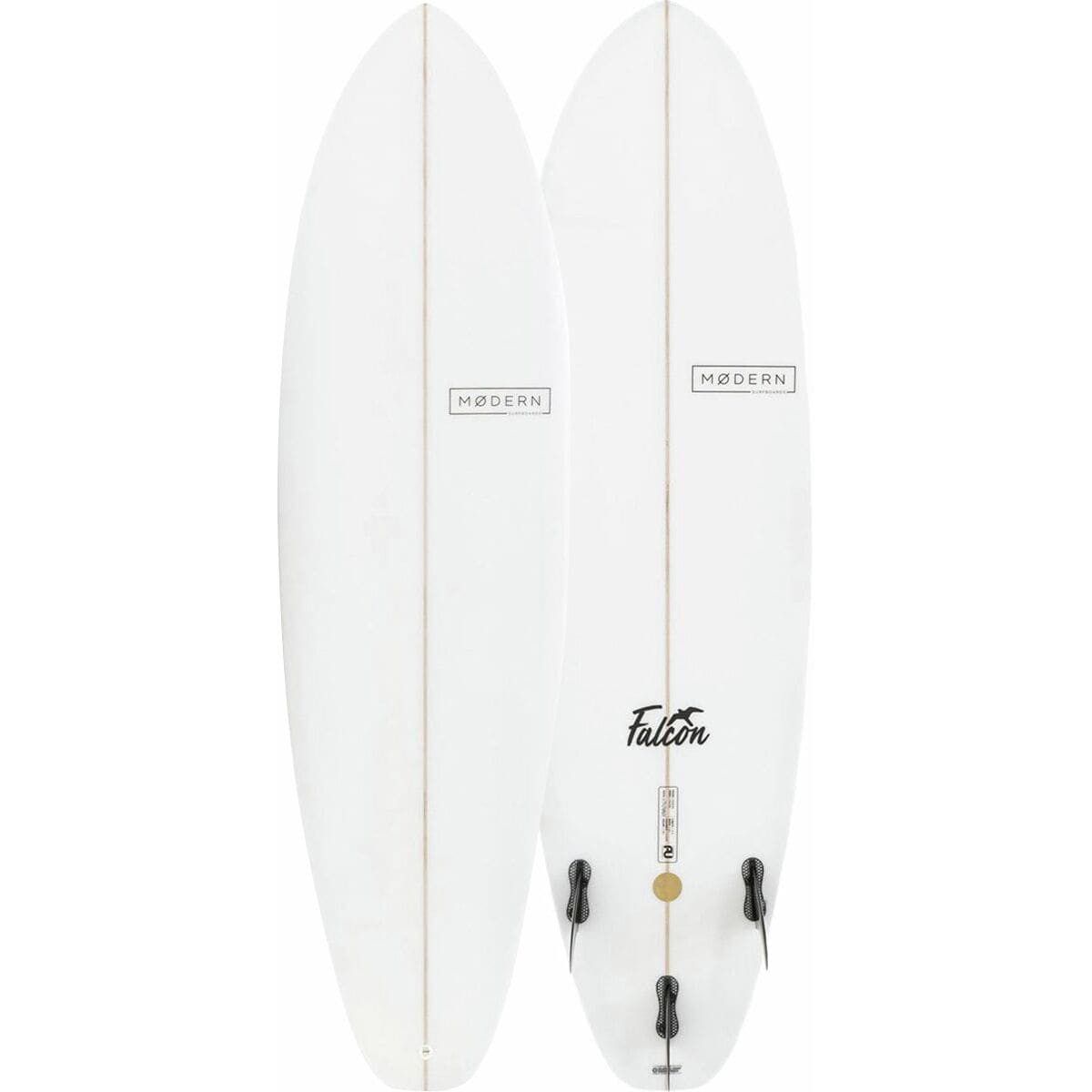 Image of Modern Surfboards Falcon PU Surfboard Clear, 6ft 8in