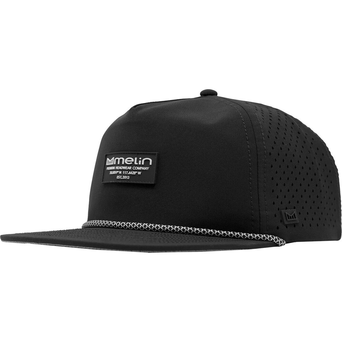 Image of Melin Hydro Coronado Brick Hat Black, Classic