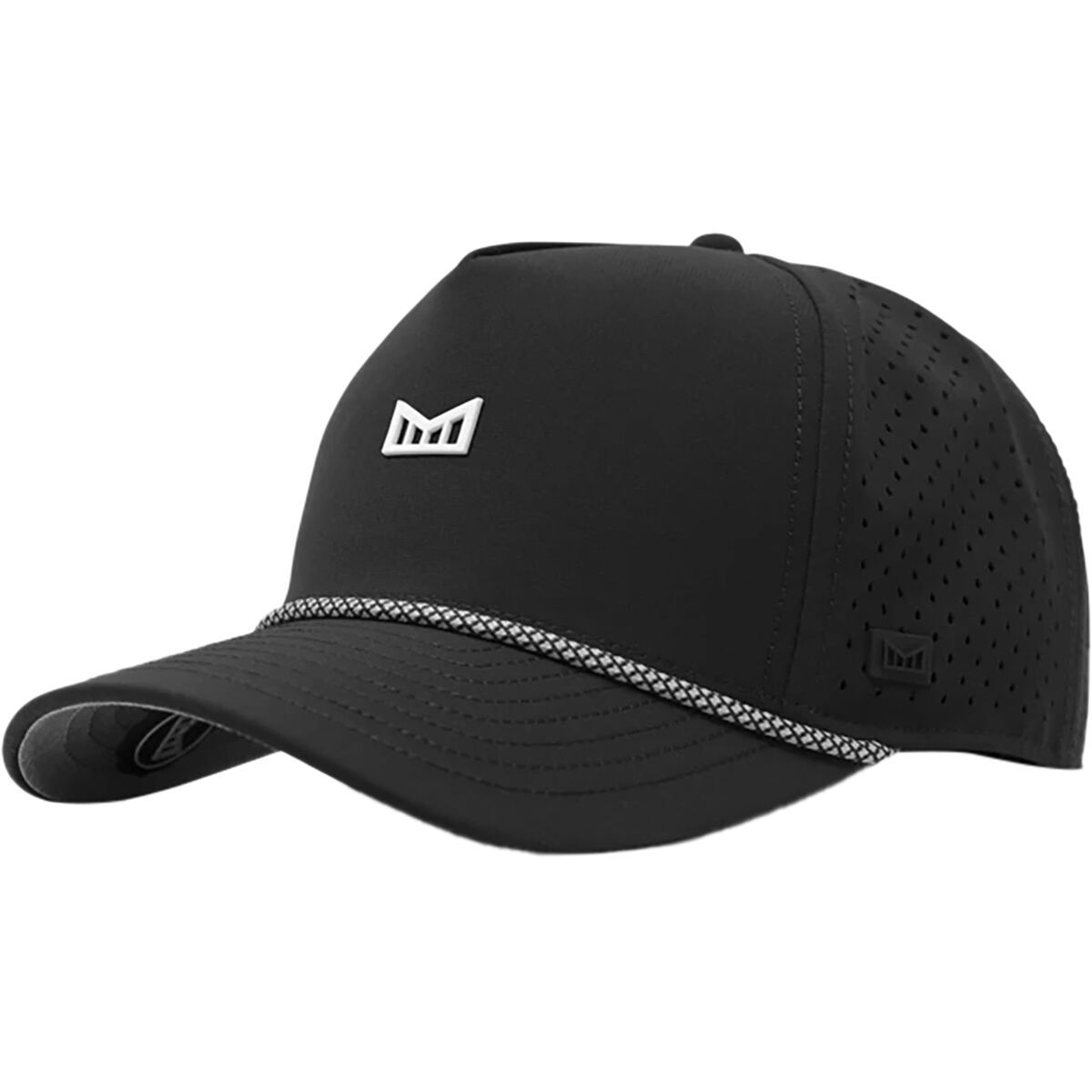 Image of Melin Hydro Odysea Rope Bulls Icon Hat Black, Classic