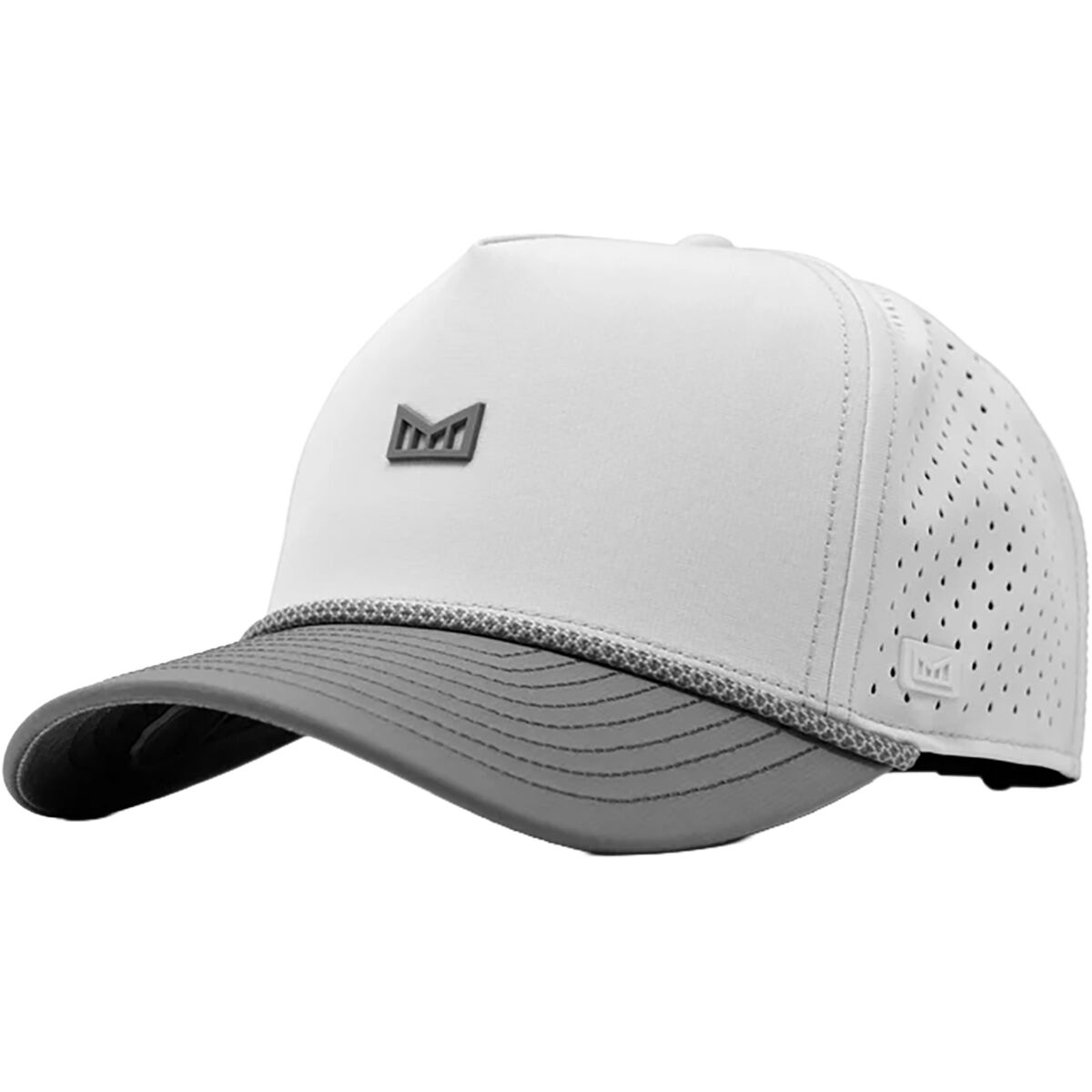 Image of Melin Hydro Odysea Rope Bulls Icon Hat White/Grey, Classic