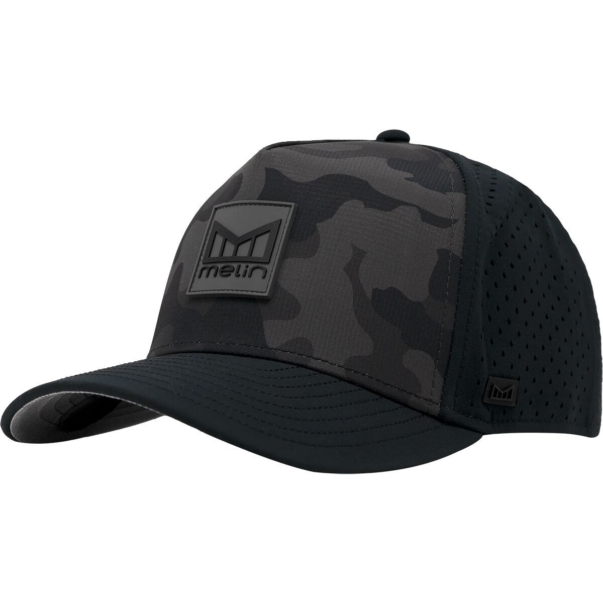 Image of Melin Hydro Odyssey Stacked Hat Black Camo, Classic