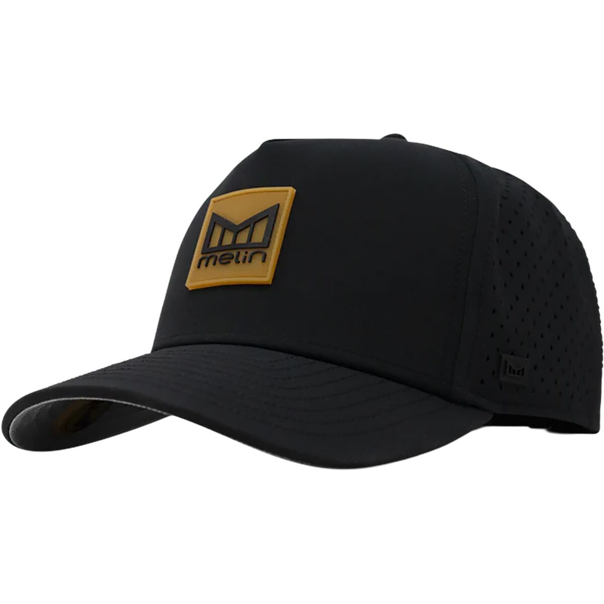 Image of Melin Hydro Odysea Stacked Hat Black Gum, XL