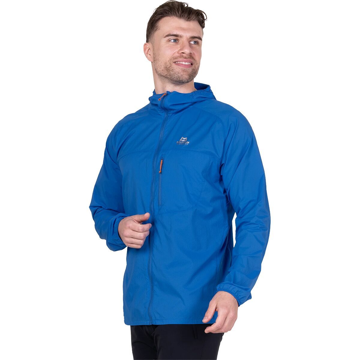 Image of Mountain Equipment Aerofoil Hooded Jacket - Men's Atlantic Blue, M