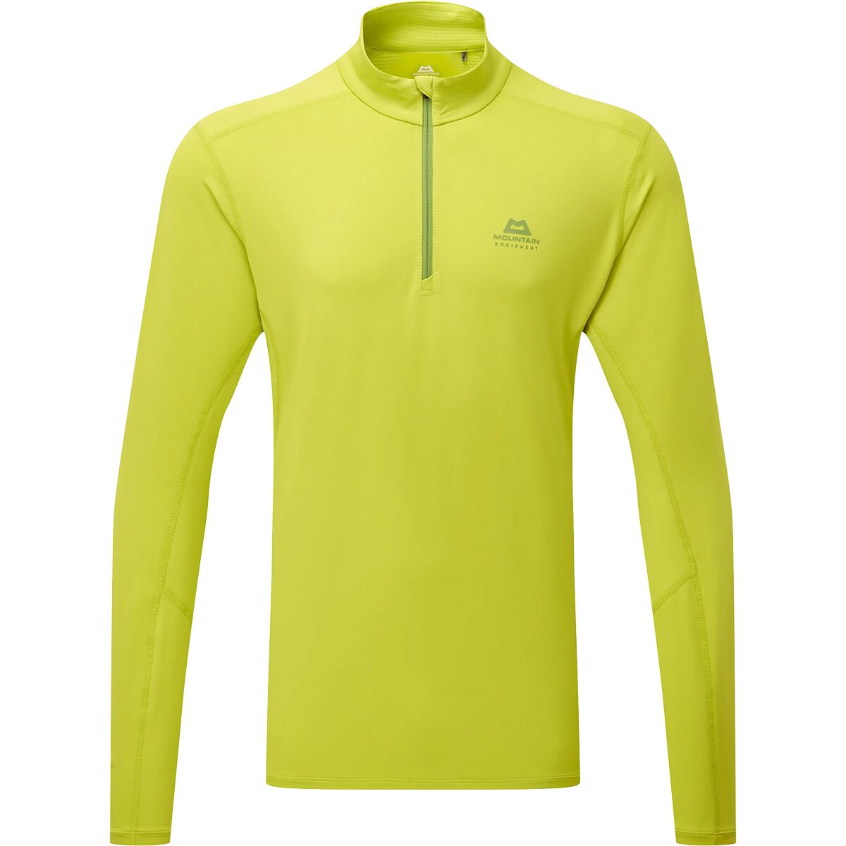 Image of Mountain Equipment Cerrig Long-Sleeve Zip Top - Men's Vine Green, M