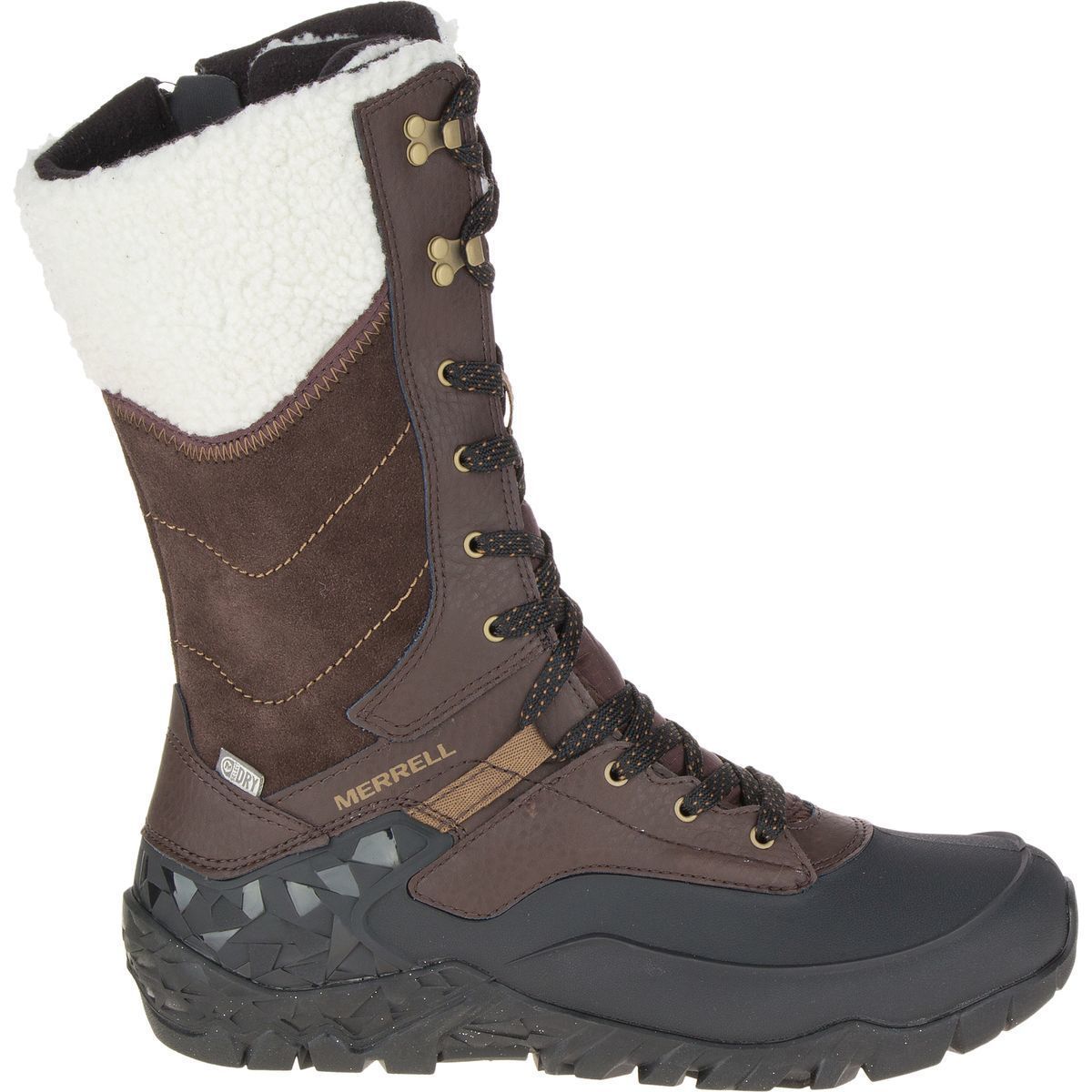 merrell women's aurora 6 ice plus waterproof snow boot