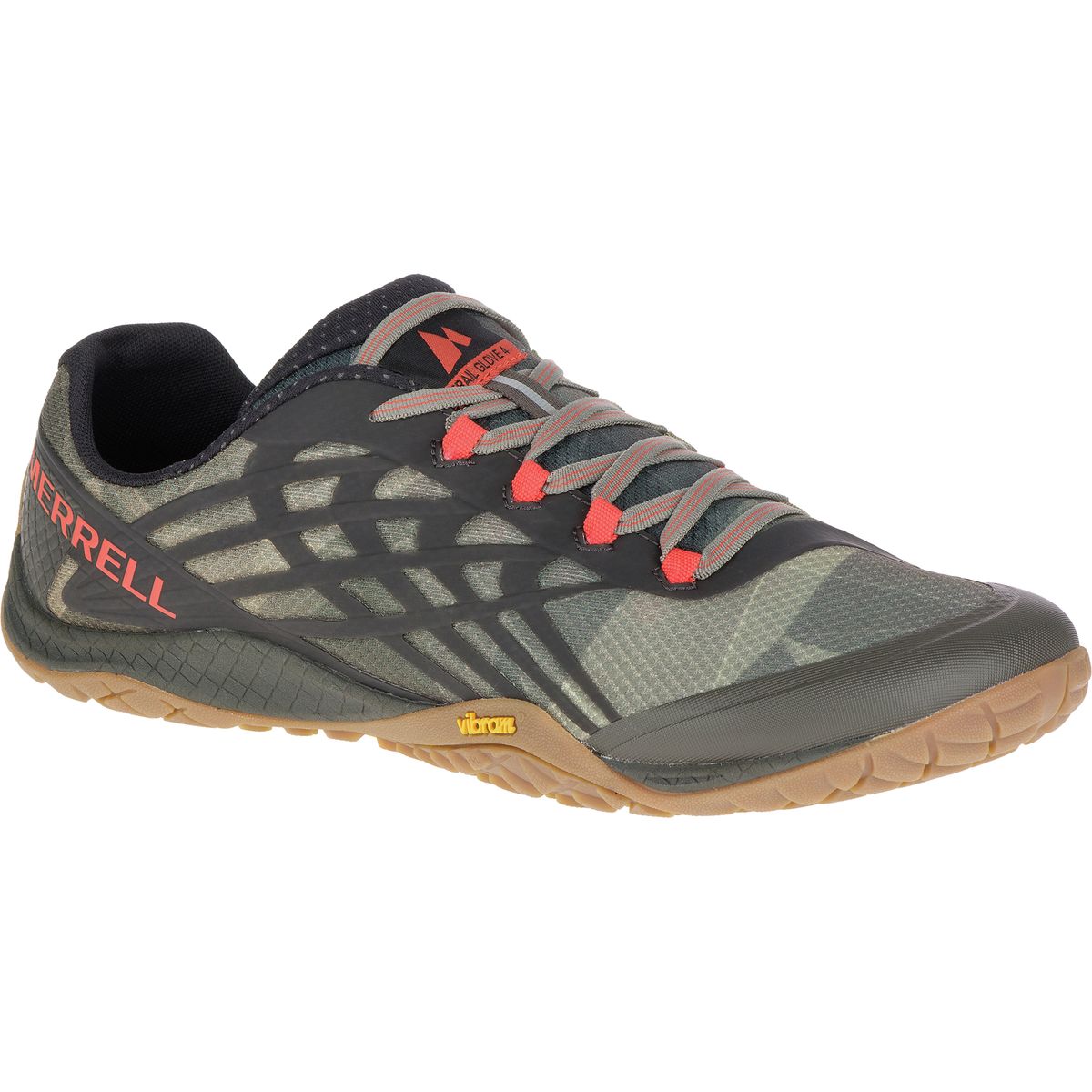 Merrell Trail Glove 4 Hiking Shoes Mens Size 9.5 Barefoot Vibram Sole Gray NEW Review of Merrell Trail Glove 4 Knit main image 4