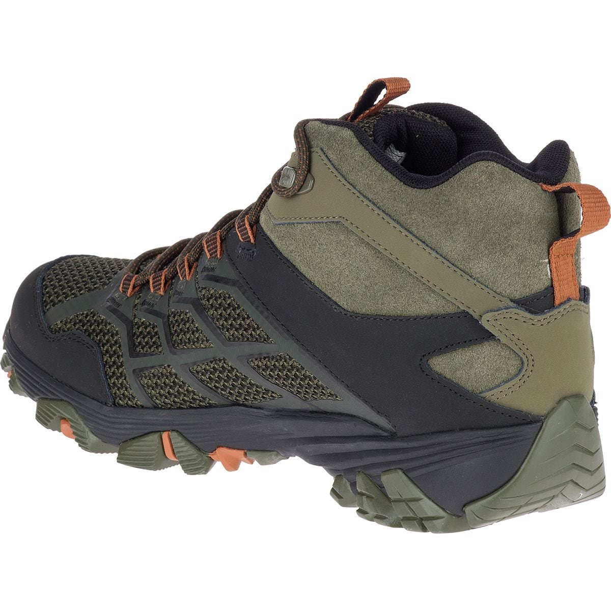merrell men's moab fst 2 mid waterproof hiking shoe