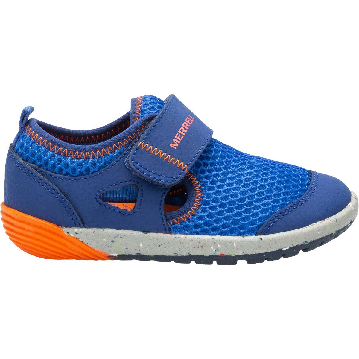 Merrell Bare Steps H20 Shoe - Toddler Boys' Blue/Orange, 9.0
