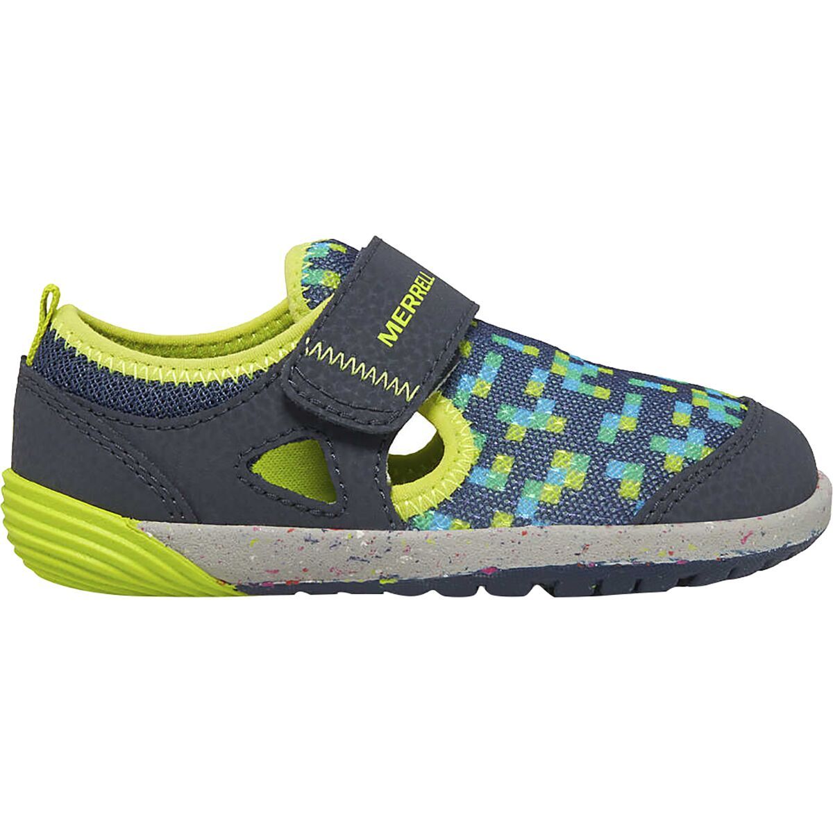 Merrell Bare Steps H20 Shoe - Toddler Boys' Navy/Multi, 7.5