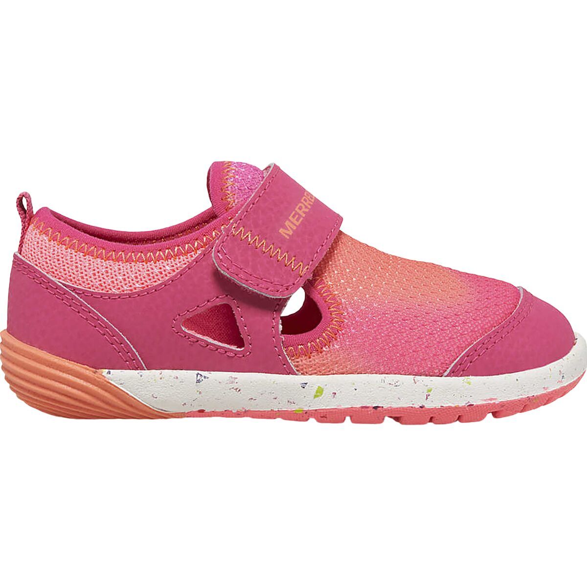 Merrell Bare Steps H20 Shoe - Toddler Girls' Pink/Orange, 10.0
