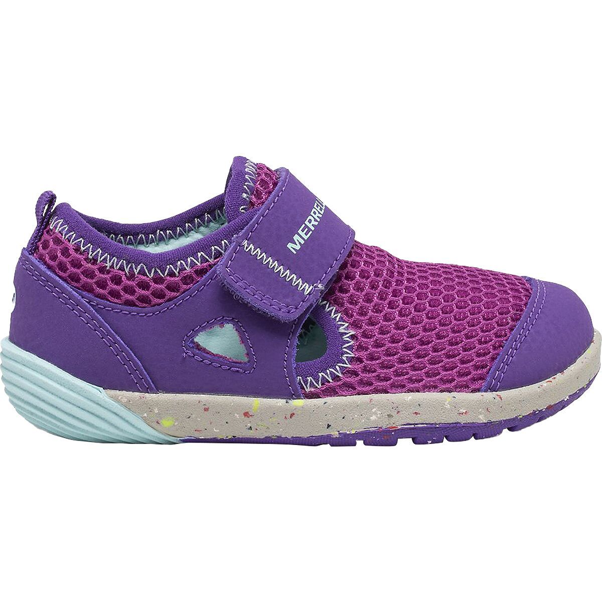 Merrell Bare Steps H20 Shoe - Toddler Girls' Purple/Turq, 4.0