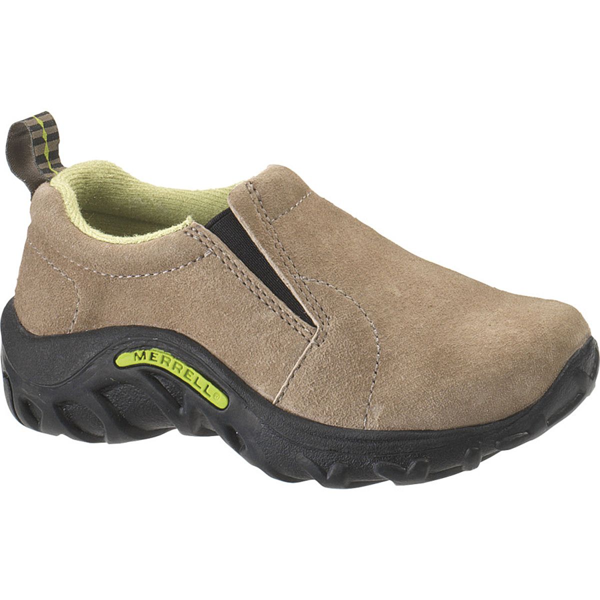 Merrell Jungle Moc Shoe - Boys' Brindle/Lime, 3.0