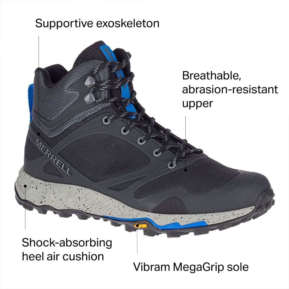 Merrell Altalight Knit Mid Hiking Boot - Men display picture 1