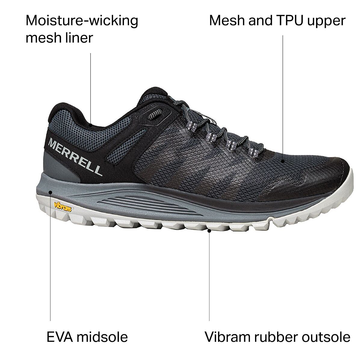 Merrell Nova 2 Hiking Shoe - Men's - Footwear