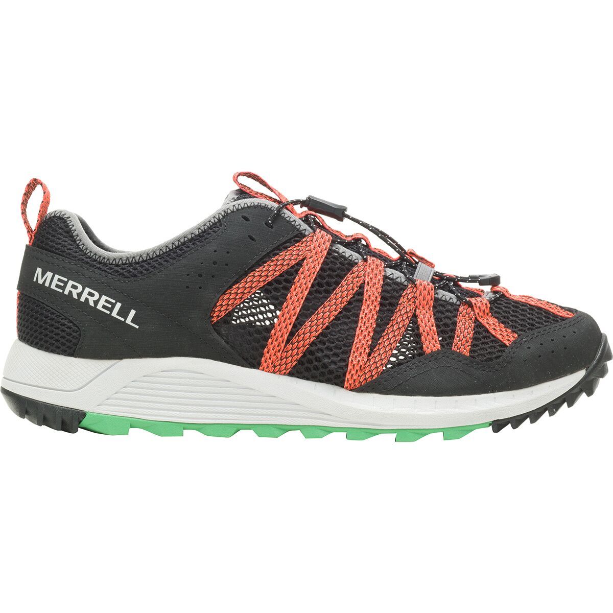 Merrell Wildwood Aerosport Water Shoe - Men's Black/Tangerine, 8.0
