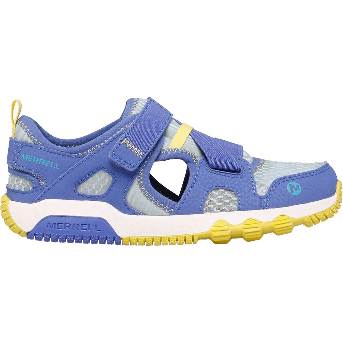 Merrell Hydro Free Roam Monarch Sandal - Kids' Marlin/Limelight, 6.0