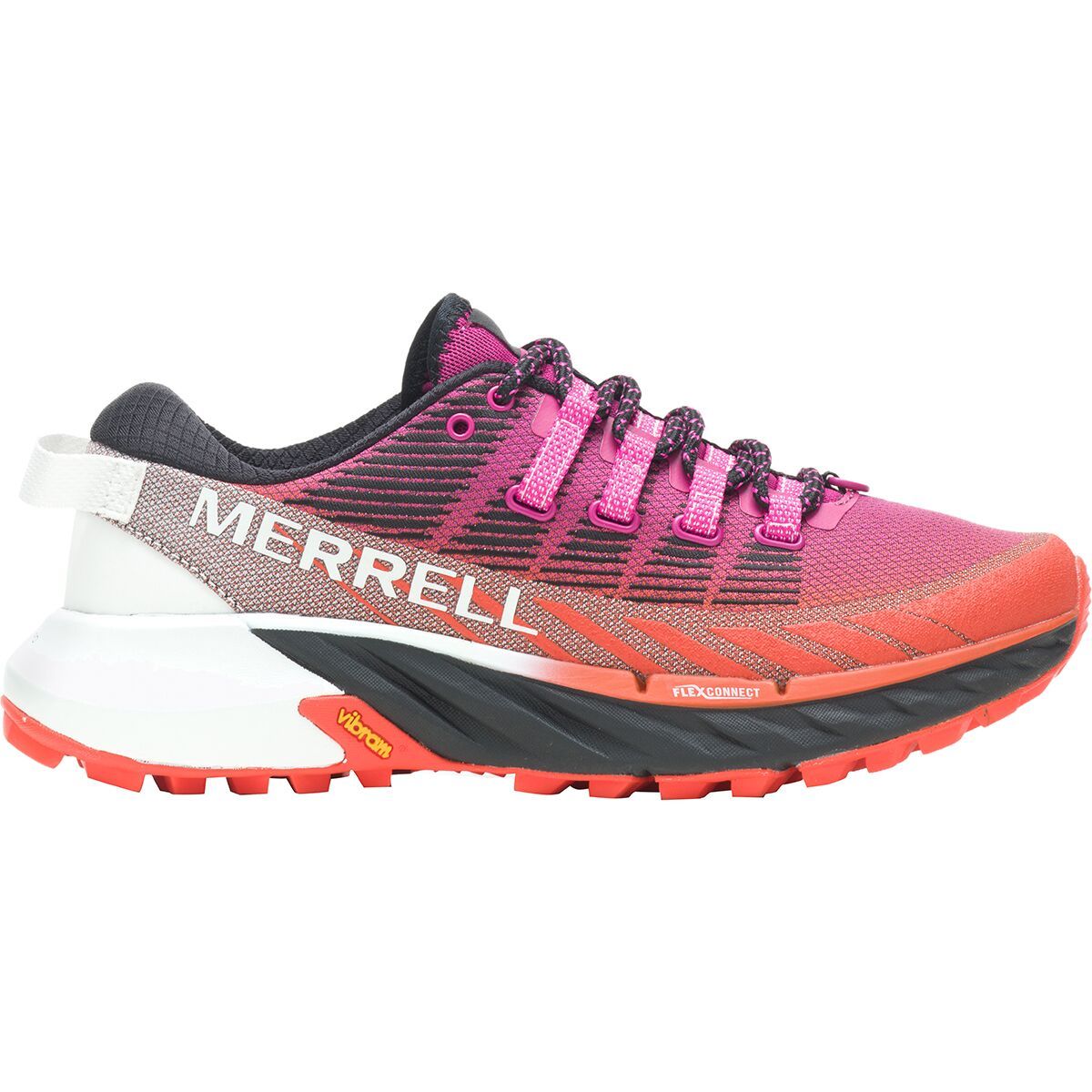 Merrell Agility Peak 4 Trail Running Shoe - Women's Fuchsia/Tangerine, 10.5