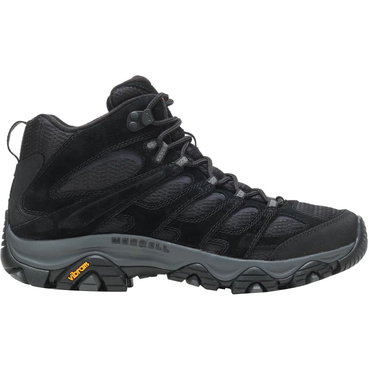 Image of Merrell Moab 3 Mid Hiking Boot - Men's Black Night, 12.0