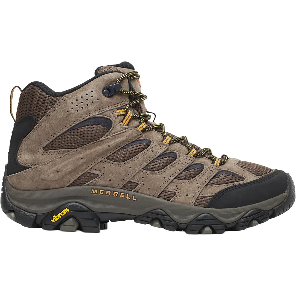 Image of Merrell Moab 3 Mid Hiking Boot - Men's Walnut, 9.0