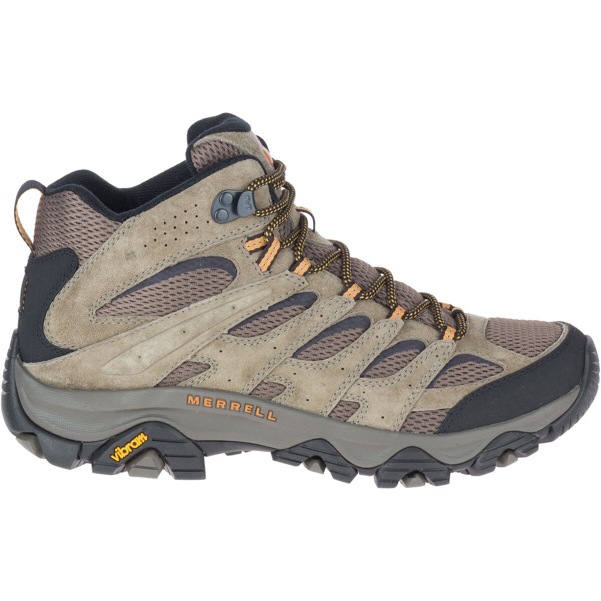 Image of Merrell Moab 3 Mid Hiking Boot - Wide - Men's Walnut, 12.0