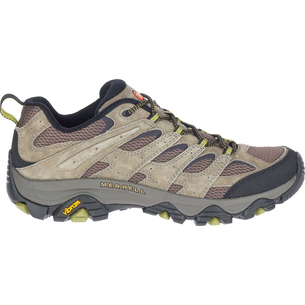 Image of Merrell Moab 3 Wide Hiking Shoe - Men's Walnut/Moss, 11.0