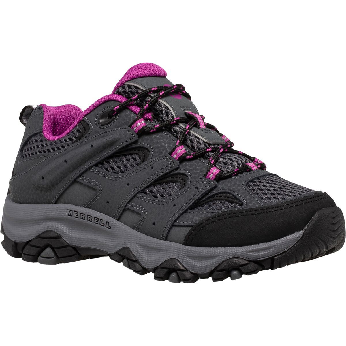 Merrell Moab 3 Low Lace Hiking Shoe - Kids' Granite, 1.5