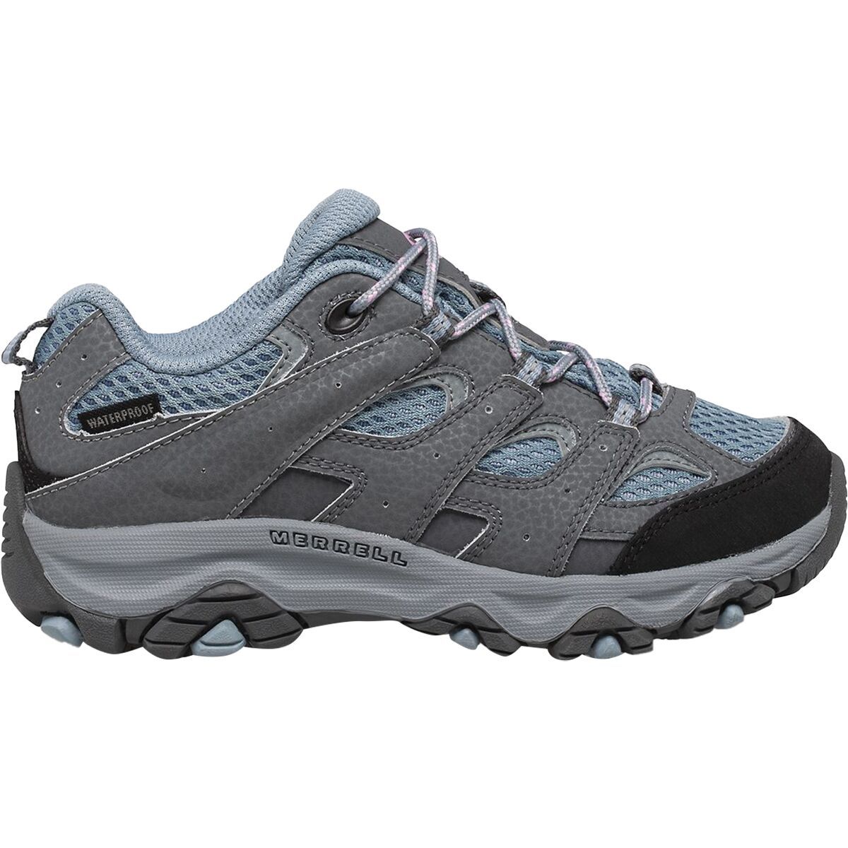 Image of Merrell Moab 3 Low Lace Waterproof Hiking Shoe - Kids' Altitude, 11.0