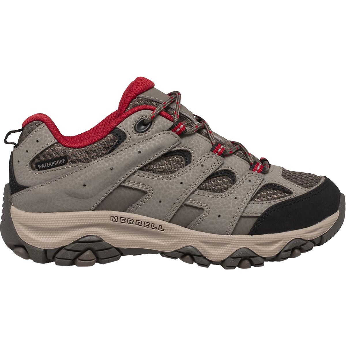 Merrell Moab 3 Low Lace Waterproof Hiking Shoe - Kids' Boulder, 2.5