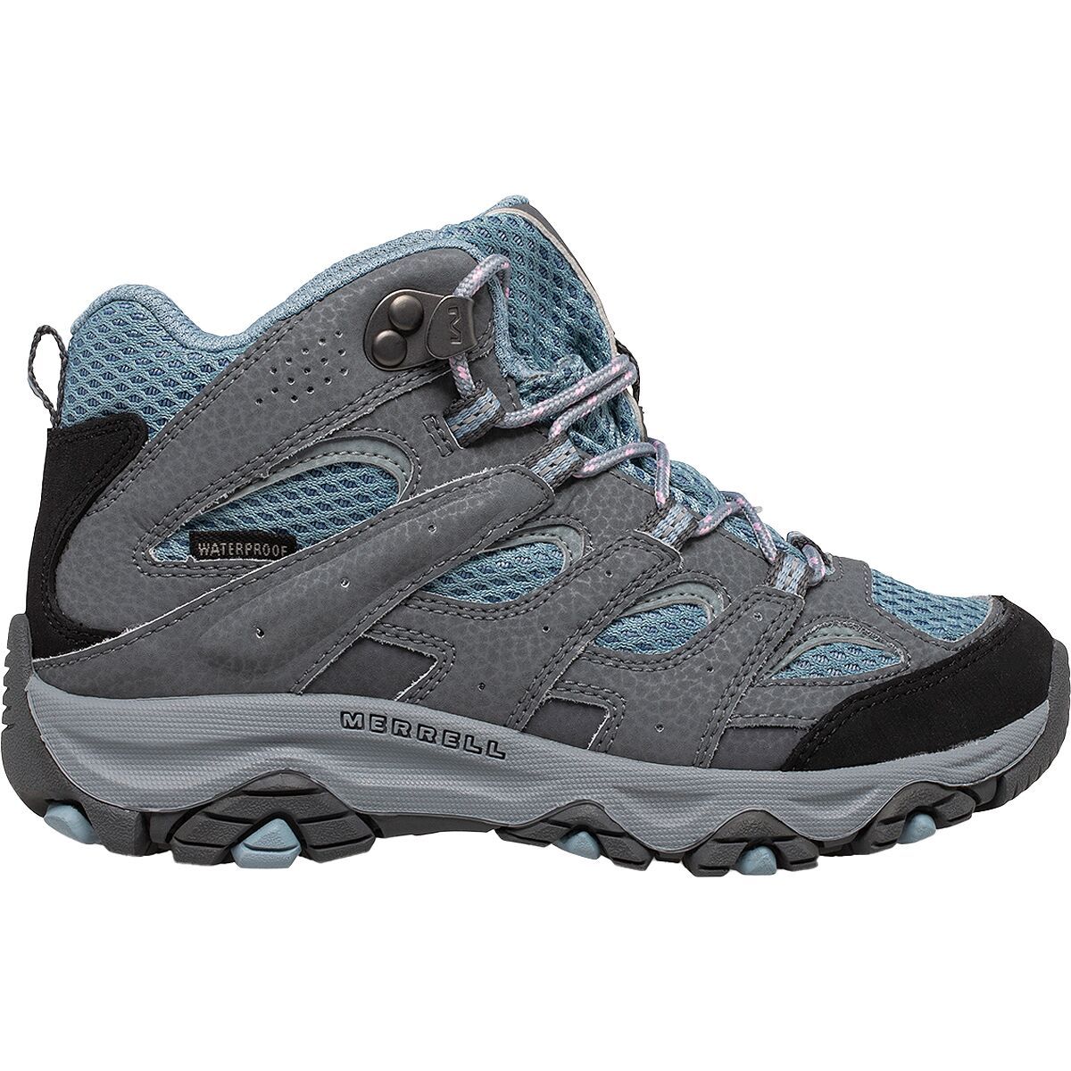 Image of Merrell Moab 3 Mid Waterproof Hiking Shoe - Kids' Altitude, 13.0